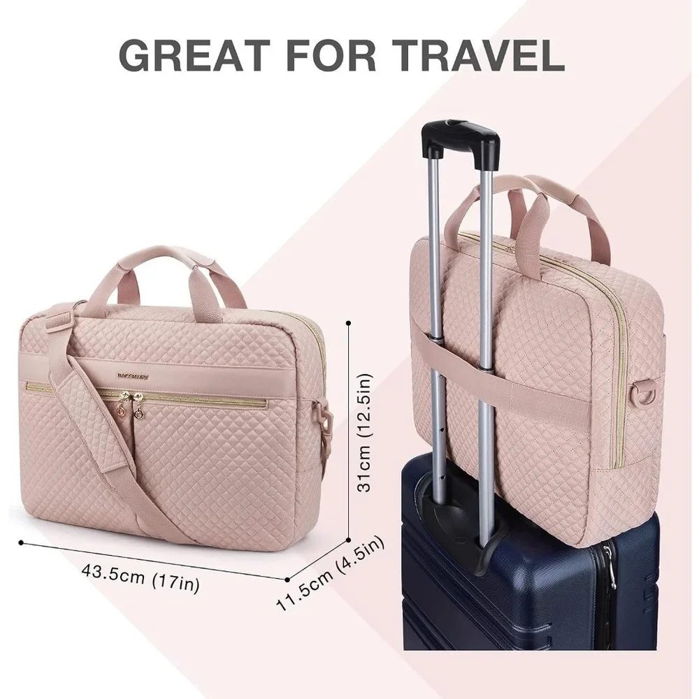 BAGSMART 15.6/17.3 Inch Laptop Bag, Briefcase for Women Large Laptop Case